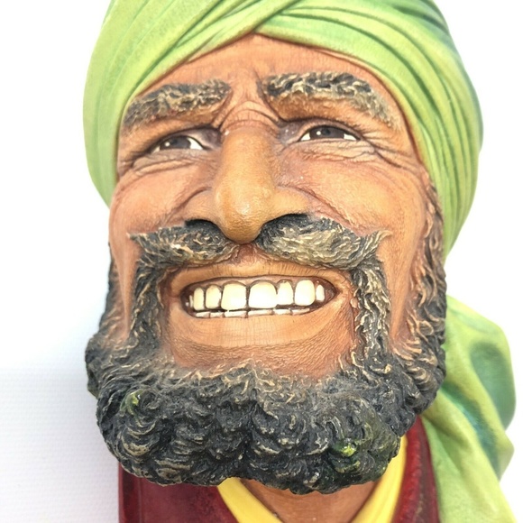 Bossons Chalkware Congleton Head Punjabi 1964 - Picture 5 of 8